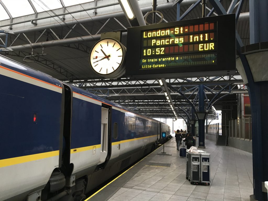 Eurostar to London